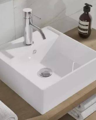 Lavabo da appoggio Design Square ceramica