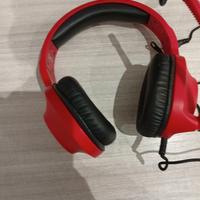 Cuffie gaming rosse