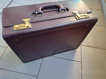 borsa pilota in cuoio