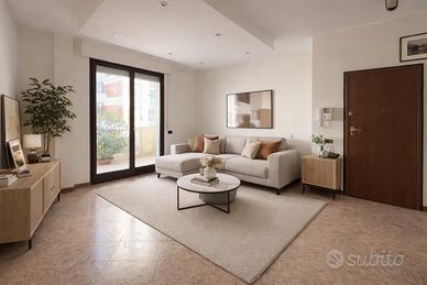 Appartamento luminoso con posto auto e cantina