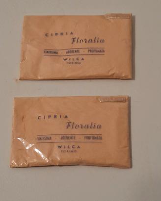 n. 2 Bustine cipria Floralia anni 60.