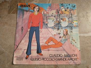 45 giri Baglioni "Questo piccolo grande amore"