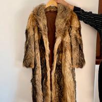 pelliccia vera di volpe naturale- vintage elegante
