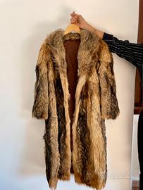 pelliccia vera di volpe naturale- vintage elegante