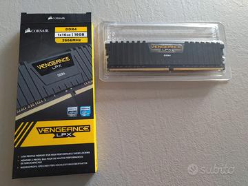 Memoria RAM DDR4 16GB 2666Mhz (Corsair Vengeance)