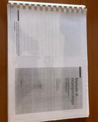 Manuale di neuropsicologia - Vallar