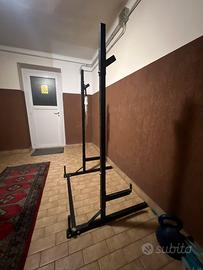 Rack da Squat, Supporto Bilanciere Regolabile