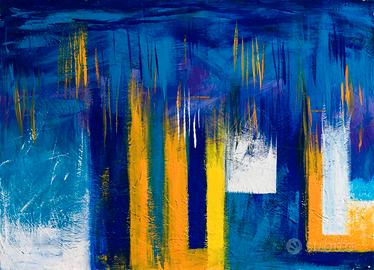 Quadro in acrilico su tela con telaio