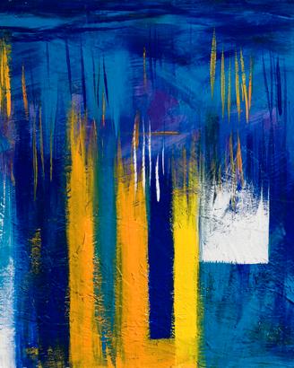 Quadro in acrilico su tela con telaio