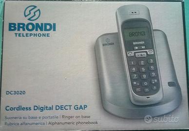 Cordless Digital DECT GAP Brondi DC3020