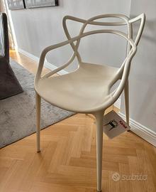 Set 4 sedie Kartell Masters bianche