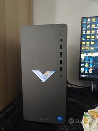 pc fisso victus 15 L + monitor e accessori