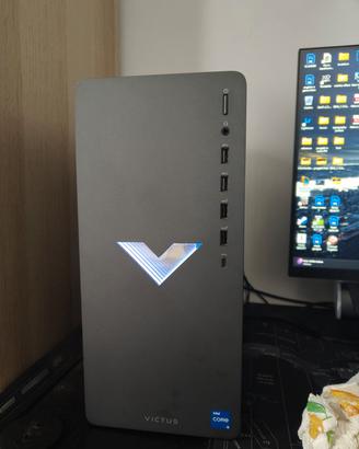 pc fisso victus 15 L + monitor e accessori