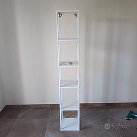 SCAFFALE METALLICO IKEA ENHET BIANCO 30x30x180