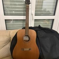 Chitarra acustica SX DG30R con custodia Rockbag