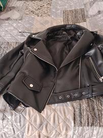 Giubbotto simil pelle ragazza