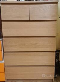 Settimino Ikea legno chiaro