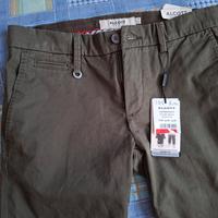 Pantaloni Chino Alcott Skinny verde militare 