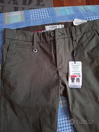 Pantaloni Chino Alcott Skinny verde militare 