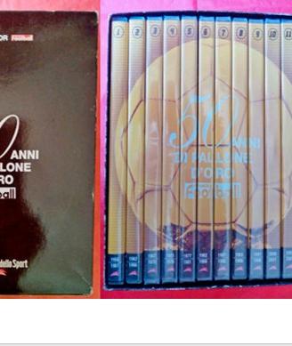 50 anni di pallone d'oro in DVD, ed altro