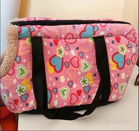 borsa morbida con aggancio collare