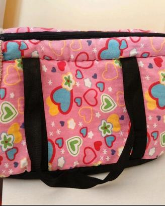 borsa morbida con aggancio collare