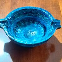 posacenere Bitossi Aldo Londi Rimini blu