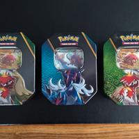 Carte pokémon tin decidueye samurott V hisui