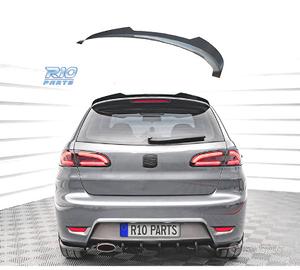 SPOILER ALETTONE SEAT IBIZA 6L 02-08 NERO LUCIDO