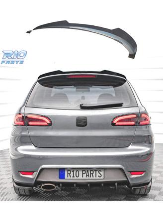 SPOILER ALETTONE SEAT IBIZA 6L 02-08 NERO LUCIDO