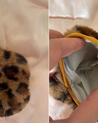 Borsellino leopardato mai usato