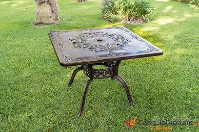 Tavolo da giardino modello Rosa - 100 x 100 cm