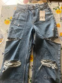 Jeans Zara strappati Abbigliamento e Accessori In vendita a Cuneo