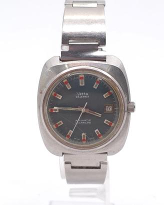 Orologio Vetta Automatico 15064 Acciaio Blu Vintag