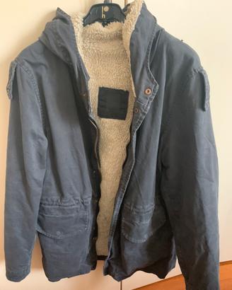 Parka imbottito ragazzo grigio 12-14