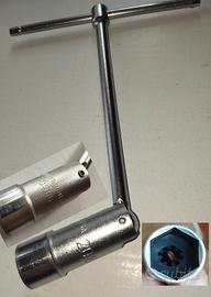 Chiave per candele a T snodata USAG Extra 278