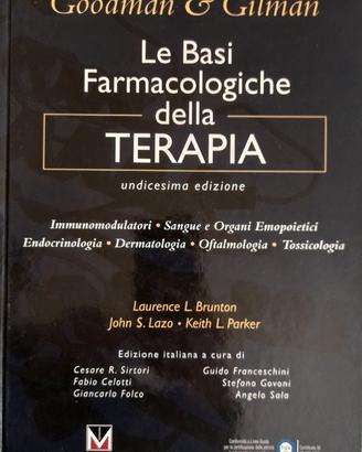 Le basi farmacologiche della Terapia - Goodman e G