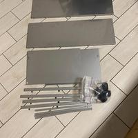 Carrello portadocumenti metallo con ruote 76x42x59