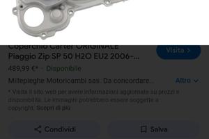 COPERCHIO CARTER ZIP SP MK1 