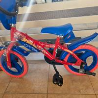 bicicletta bambino tema spiderman 