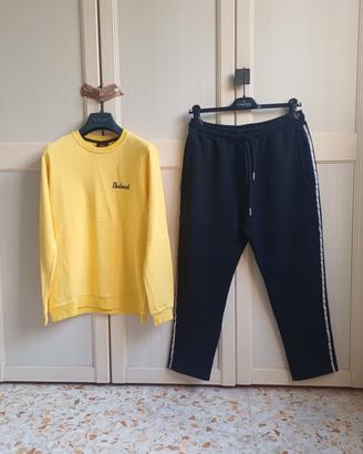 Completo Tuta But Not gialla nera Taglia S Unisex
