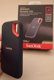 SSD Portatile SanDisk Extreme 4TB Garanzia