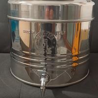 Contenitore olio 30 litri acciaio inox