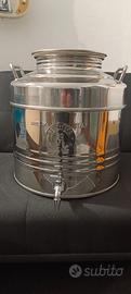 Contenitore olio 30 litri acciaio inox