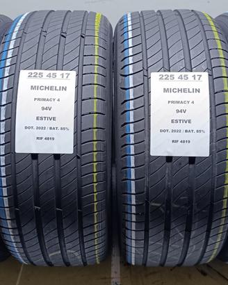 4 GOMME 225 45 17 MICHELIN RIF4819
