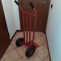 CARRELLO TRASPORTO DUE RUOTE 120x52x57