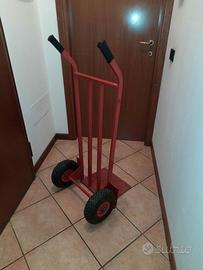 CARRELLO TRASPORTO DUE RUOTE 120x52x57