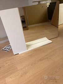 Pensile Bagno Specchio con led nuovo