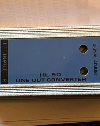 Convertitore audio hight low rca