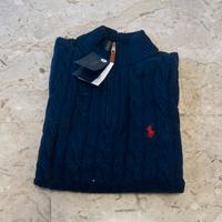 Maglione Polo Ralph Lauren collo alto e cerniera.L
